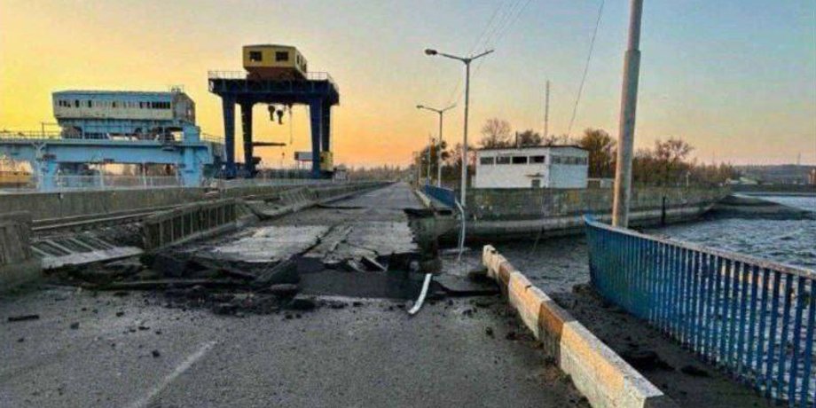 Кременчугская ГЭС, удар по ГЭС