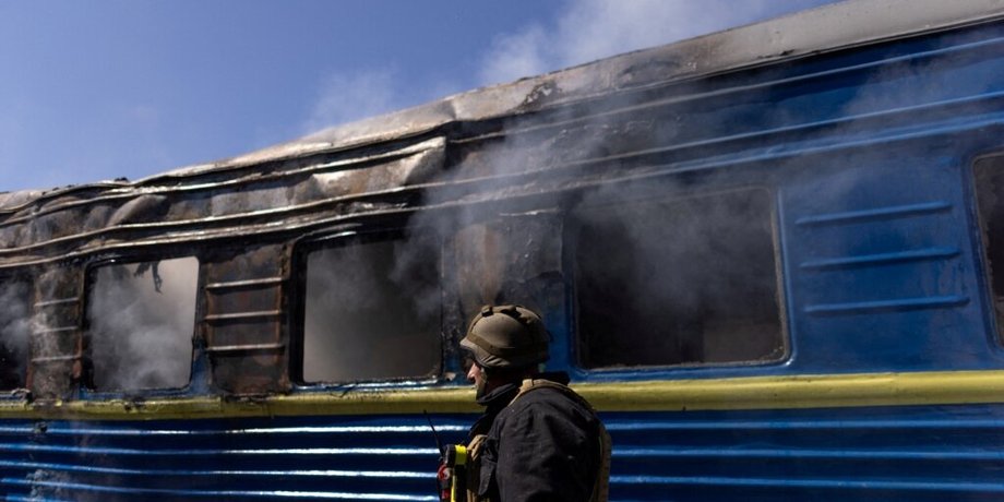 Удар ВС РФ по железной дороге Украины в июне 2025 года