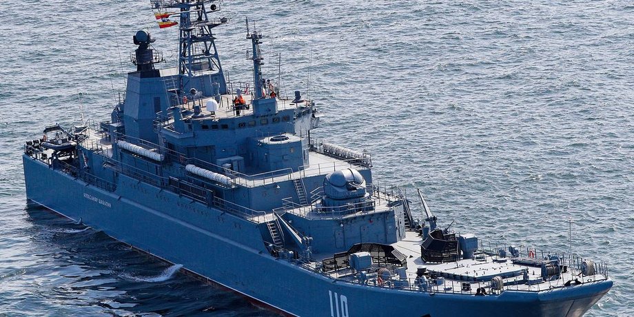 Військовий корабель РФ ховався біля узбережжя Данії під час атаки дронів