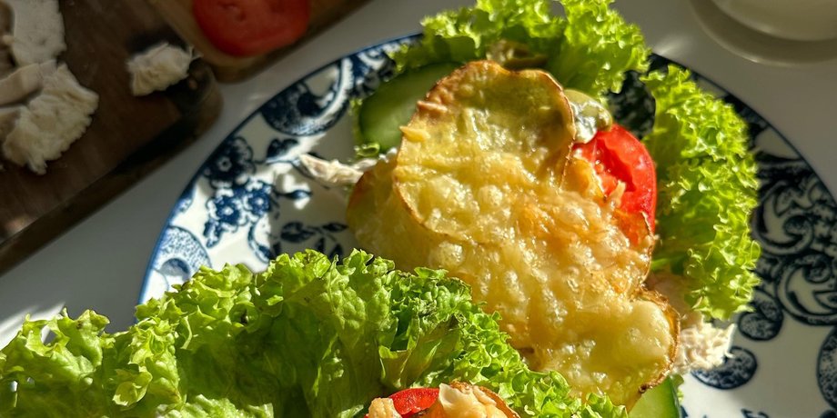 картофельный сэндвич