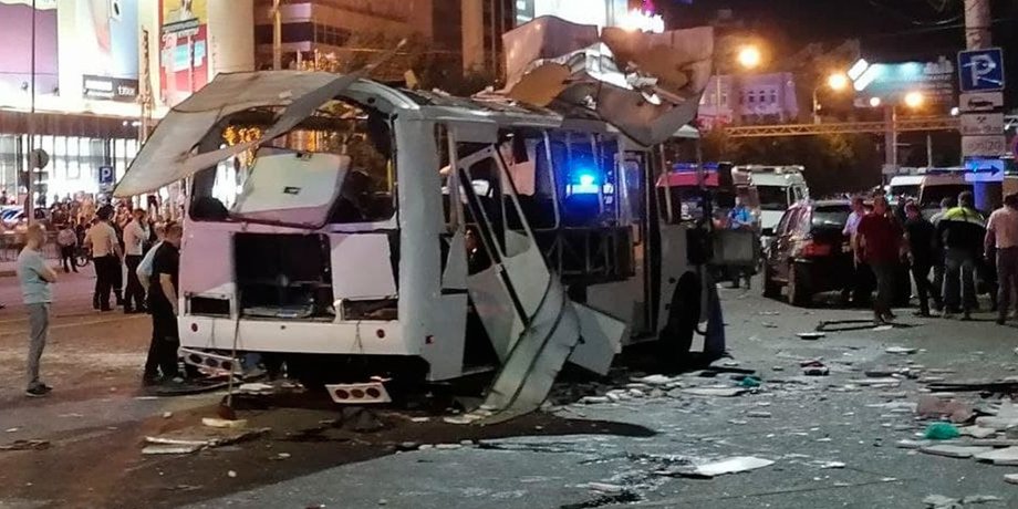Воронеж, автобус, взрыв,