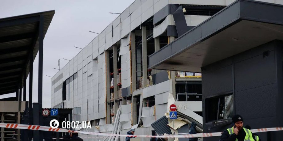 последствия удара по логистическому терминалу