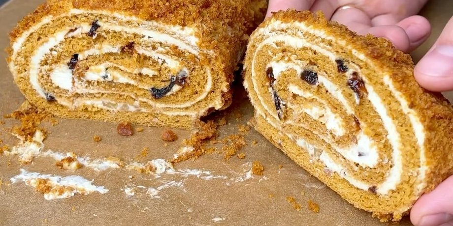 рулет, рулет-медовик, рецепт рулета