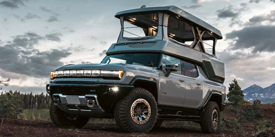 GMC, GMC Hummer EV, Авто, Автомобили, Электромобили, Электропикап, Дом на колесах, Фото