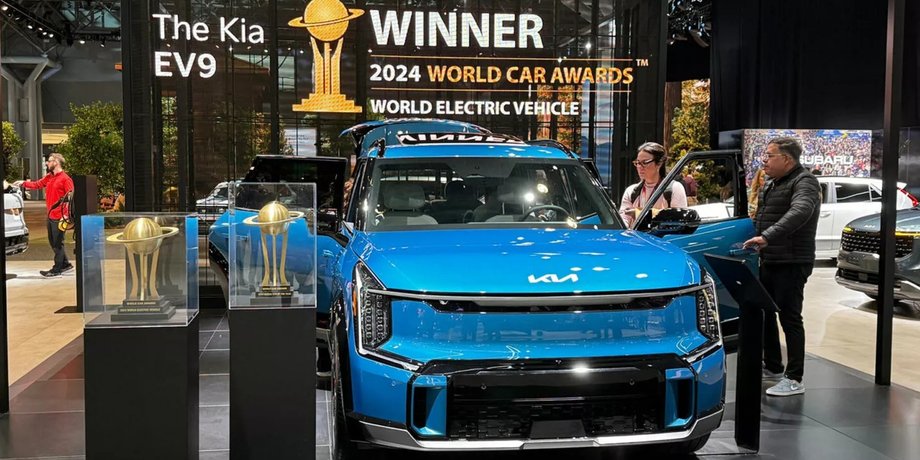 Kia EV9 2024, Kia EV9, авто года, лучшие авто года, лучшие авто года, лучшие авто 2024 года