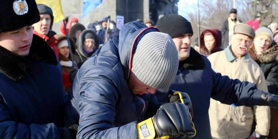 Харьковские "титушки" / Фото: facebook.com/leonid.logvinenko