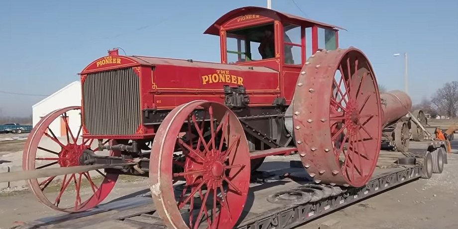 Pioneer 30-60, трактор Pioneer, старинный трактор, Pioneer 1912 года