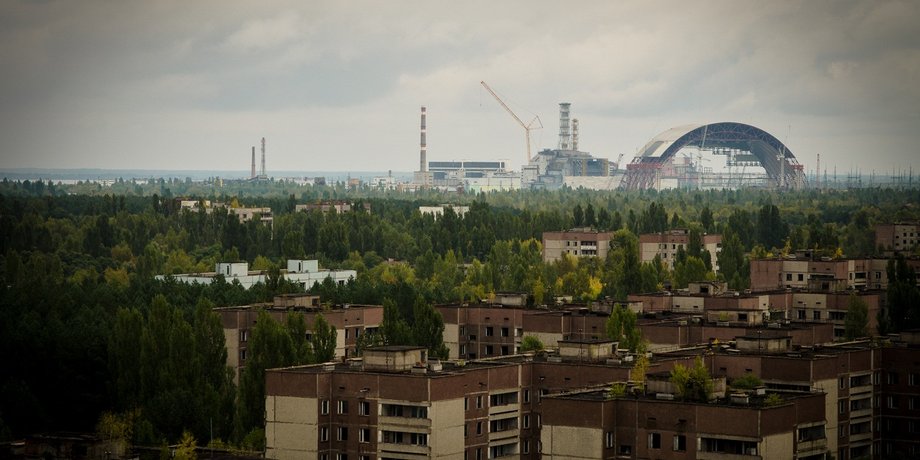 Припять и ЧАЭС / Фото: obukhovich.by