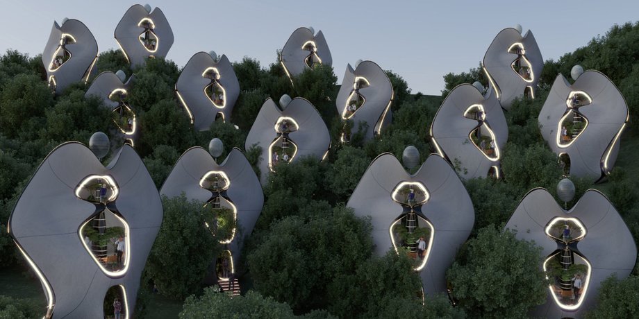 Дома в Сардинии 3D принтер