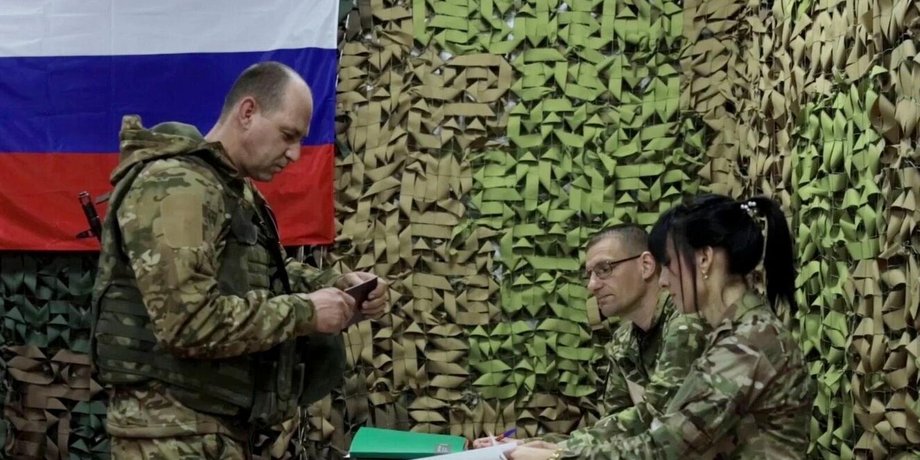 Російські окупанти, ЗС РФ, вибори президента, голосування, війна РФ проти України