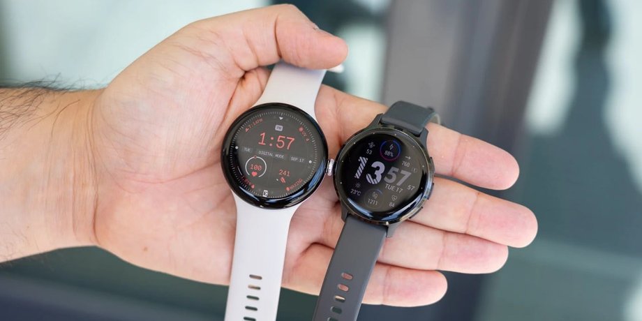 Часы Google Pixel и Garmin Google Pixel Watch 3 и Garmin Venu 3