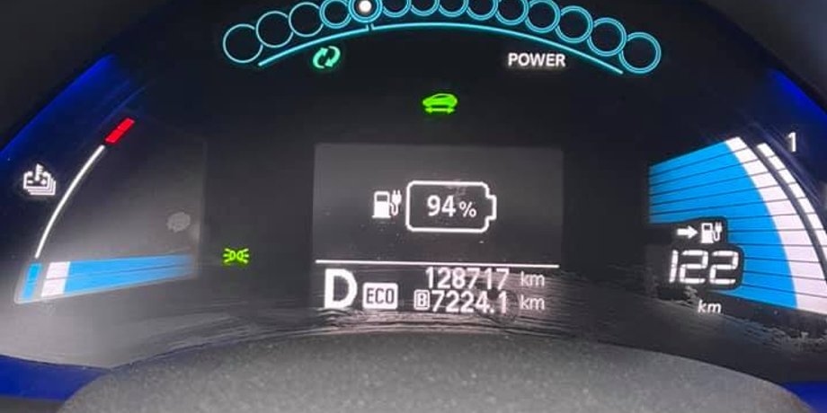 Nissan Leaf, электрокар, мороз,