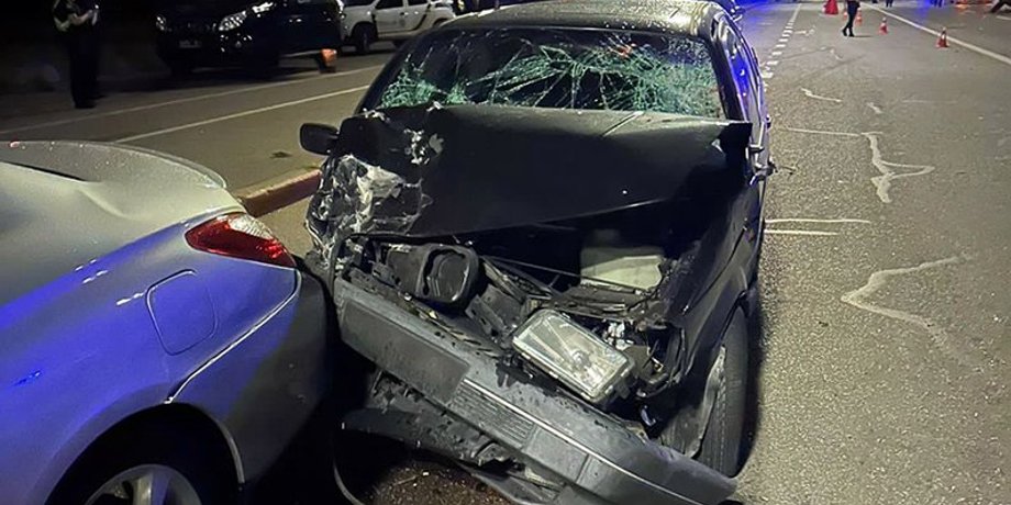 ДТП, автомобиль после ДТП, автомобиль после аварии, ДТП на блокпосту, ДТП в Киеве, ДТП после ДТП