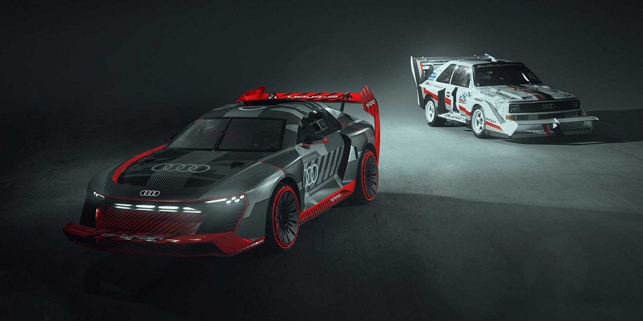 Audi S1 e-tron quattro Hoonitron, Audi S1, Audi Quattro, Кен Блок, электромобиль Audi