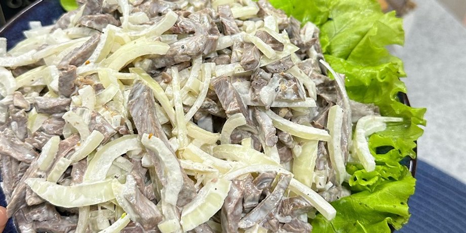 салат из сердец, салат