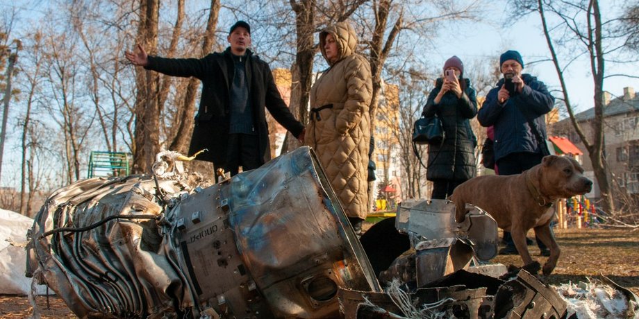 Киев, война, война в Киеве, снаряд РФ в Киеве