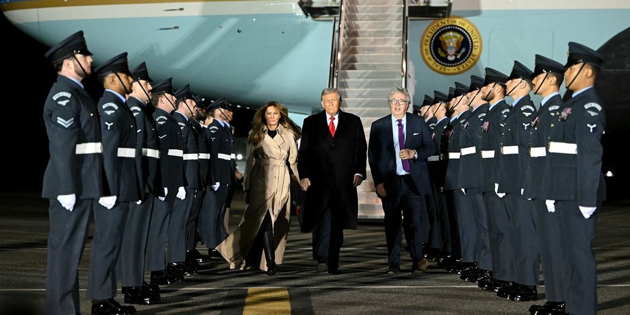 Візит Дональда Трампа до Великої Британії розпочався ввечері 16 вересня