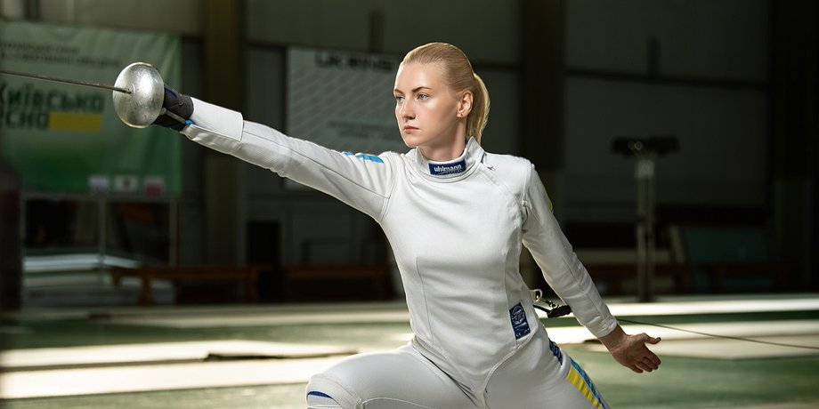 Шпажистка Олена Кривицька, фехтування, олена кривицька, російські спортсмени, майя гучмазова