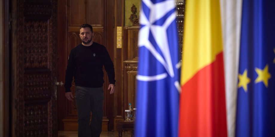 Володимир Зеленський, президент України, Румунія, Бухарест, війна РФ проти України, російське вторгнення