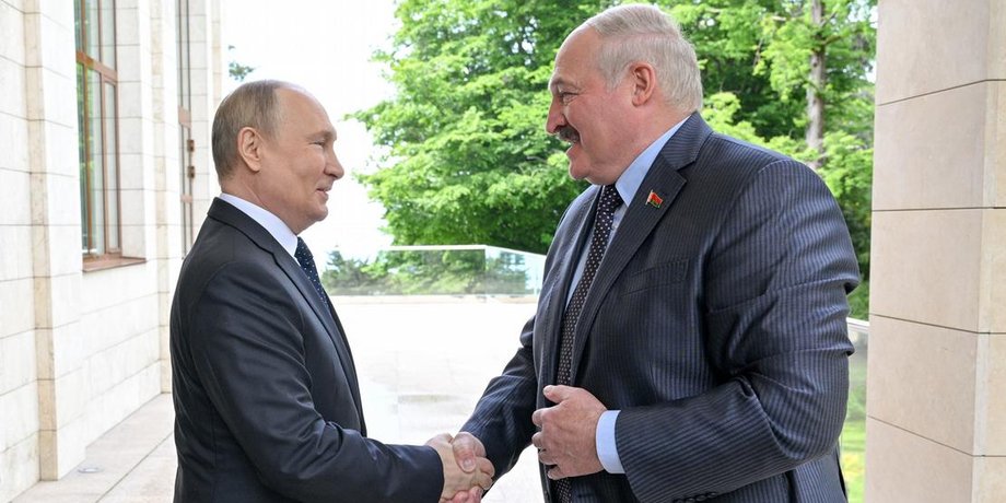 владимир путин и александр лукашенко, президент рф владимир путин и президент беларуси александр лукашенко