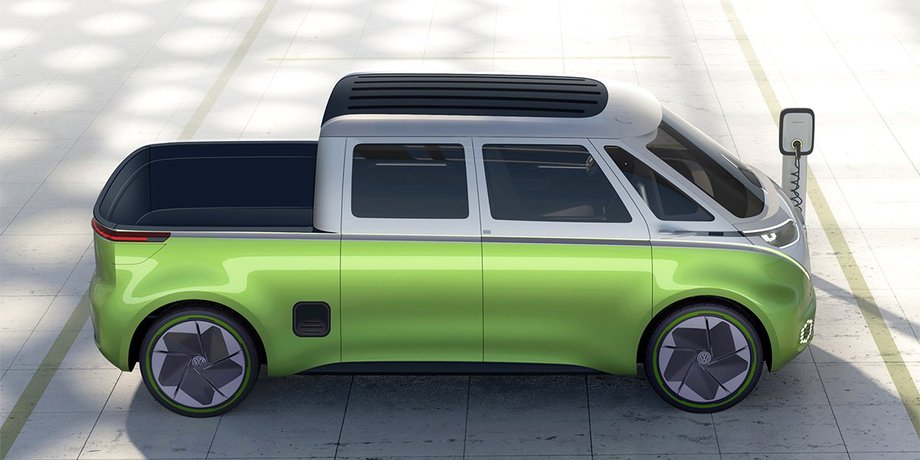 Пикап Volkswagen ID.Buzz, Volkswagen ID.Buzz, новый Volkswagen ID.Buzz, электромобиль Volkswagen