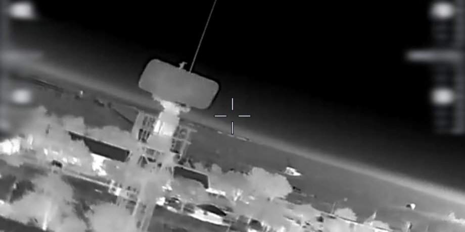 Уничтожение БРЛС МР-10М1 Мыс М1 в Крыму