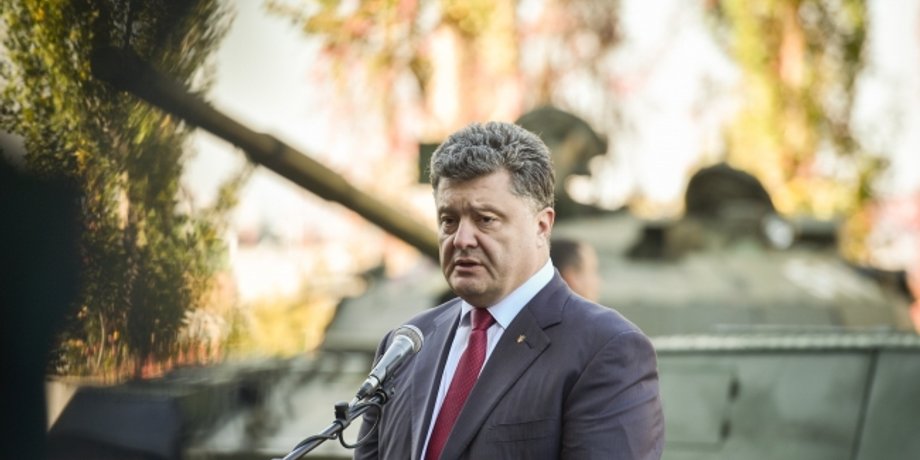 Петр Порошенко на Харьковском бронетанковом заводе / Фото: пресс-служба президента