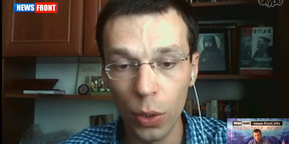 Василий Муравицкий / Скриншот информресурса сепаратистов