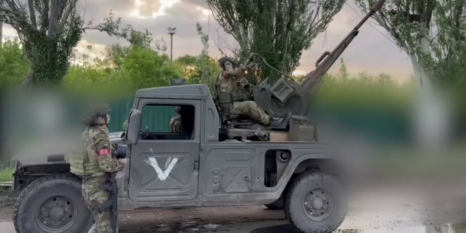 Зенитная установка ЗУ-23-2 на автомобиле