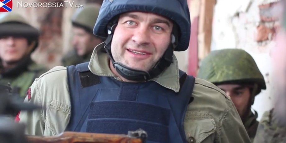 Михаил Пореченков в Донецком аэропорту / Фото: novorossia.tv.com