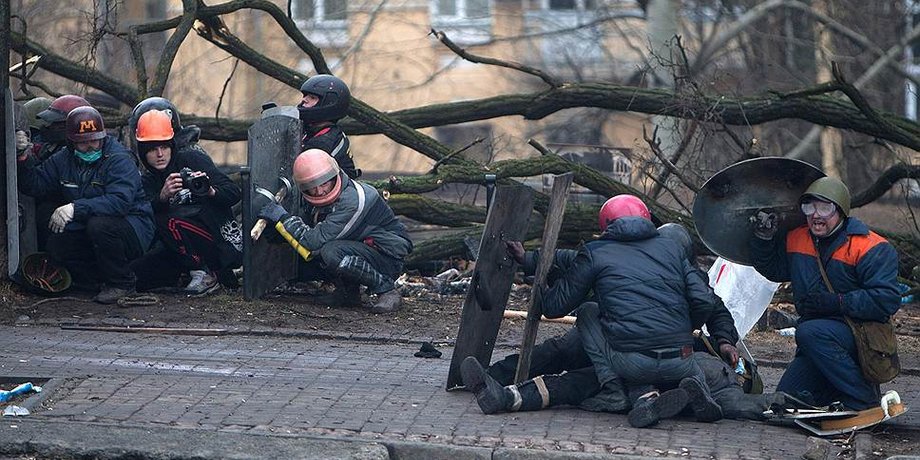События 20 февраля на Институтской / Фото: operkor.wordpress.com