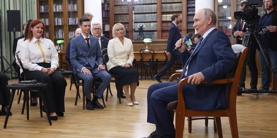 путин на встрече со школьниками
