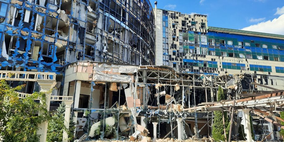 Комплекс Місто в Харькове, обстрел, харьков, разрушения