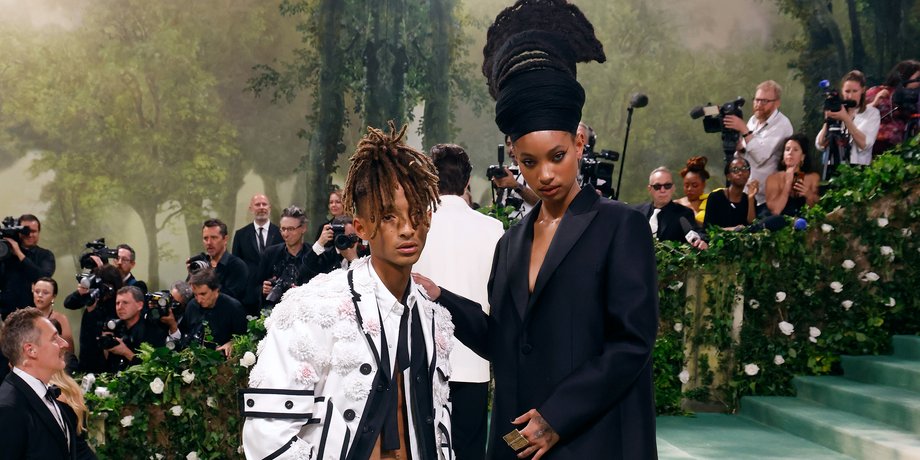 бал Met Gala 2024, Уиллоу и Джейден Смит, дети уилла смита, мет гала 2024, спящие красавицы, уиллоу смит