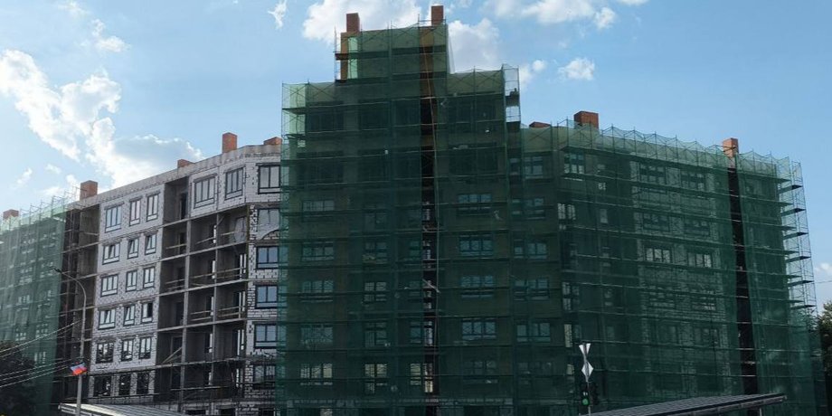 Строительство дома в оккупированном Мариуполе