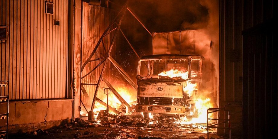 одеса обстріл пожежа