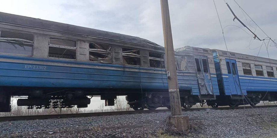 ВС РФ ударили по поезду в Криворожском районе