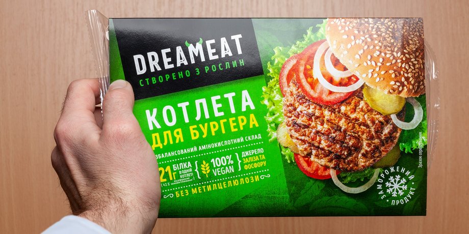 бургер, растительное мясо