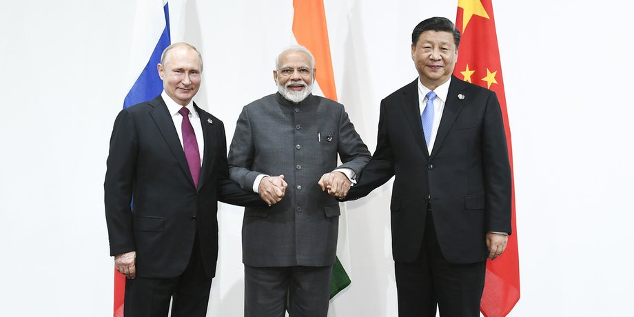 путин, Си Цзиньпин, Владимир Путин, путин и Си Цзиньпин, Нарендра Моди