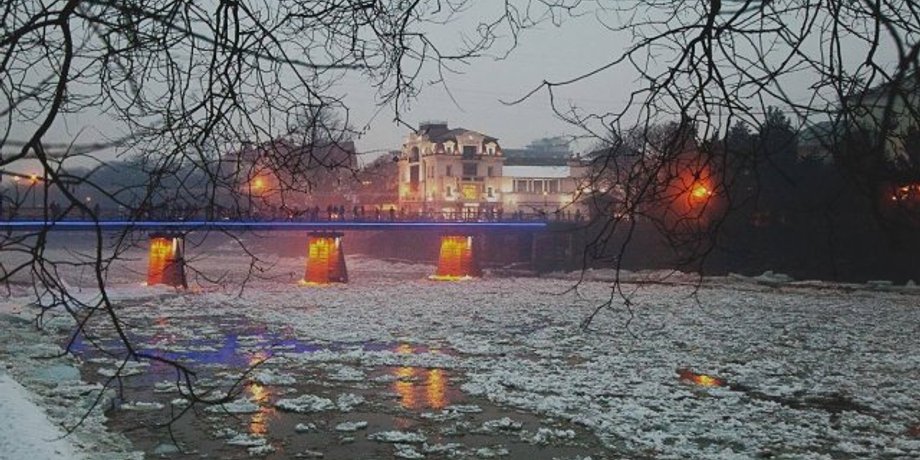 Ледоход на реке Уж / Фото: Сегодня