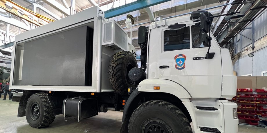 Мобильный комплекс МКИОН МЧС пропаганда росТВ Мариуполь