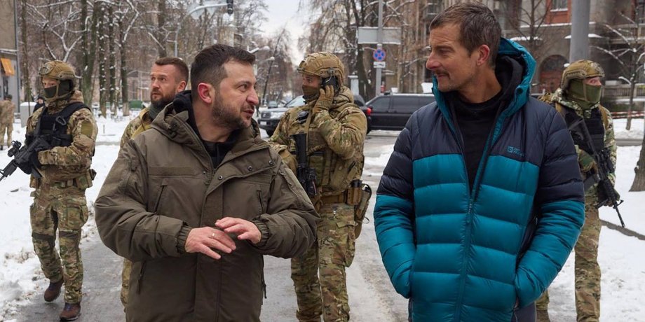 Владимир Зеленский, Беар Гриллс, встреча Владимир Зеленский и Беар Гриллс