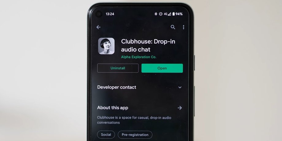 Clubhouse, Android, додаток