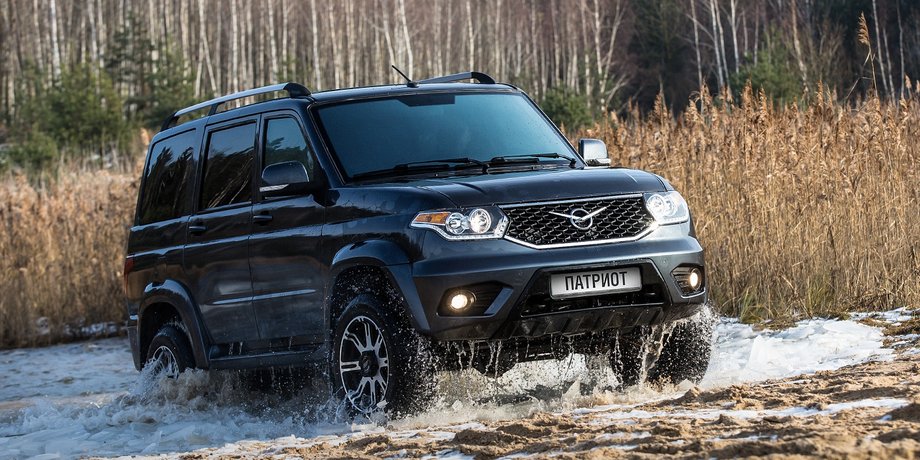 UAZ Patriot, УАЗ Патриот, новый УАЗ Патриот, УАЗ Патриот с автоматом, санкции против россии