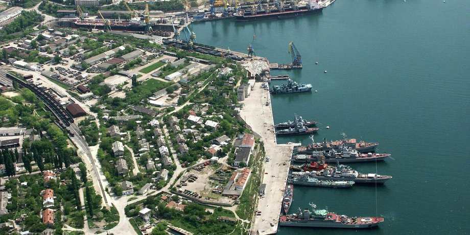 Порт, Севастополь, Крым, Крымский полуостров, корабли, Черноморский флот, потери, российские оккупанты