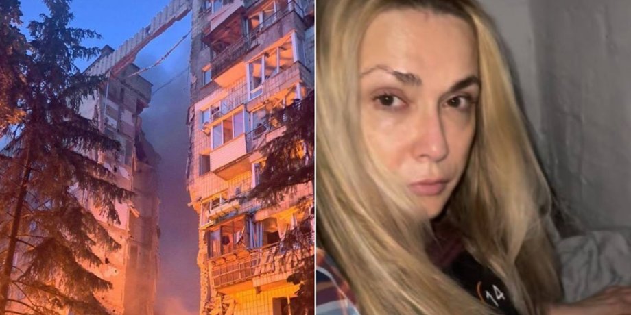 Последствия обстрела Киева 17 июня