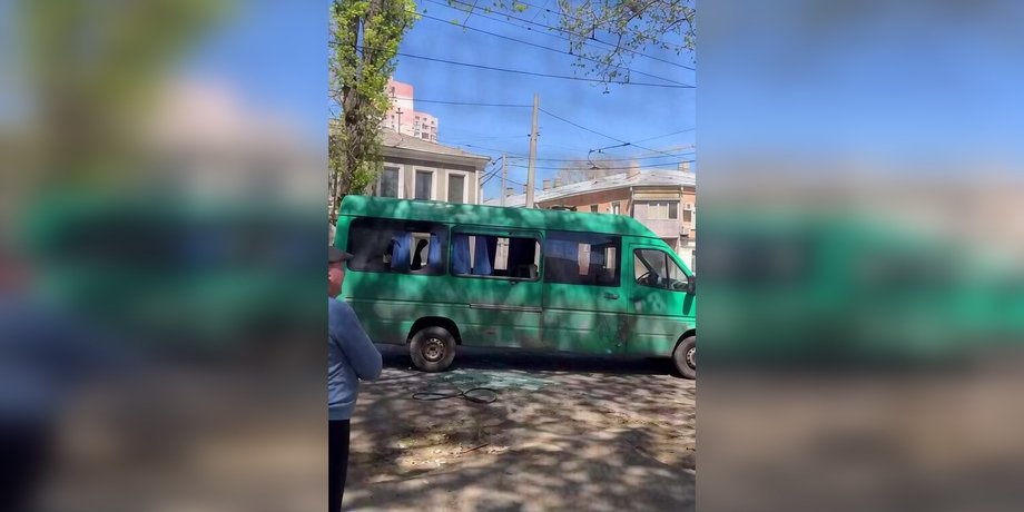 В Одесі напали на бус ТЦК