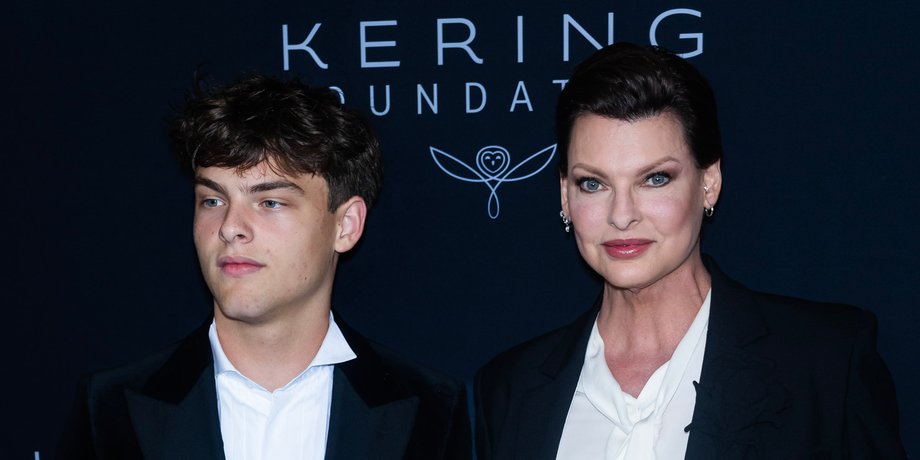 Линда Евангелиста с сыном, франсуа анри пино сальма хаек, Kering Foundation, евангелиста дети