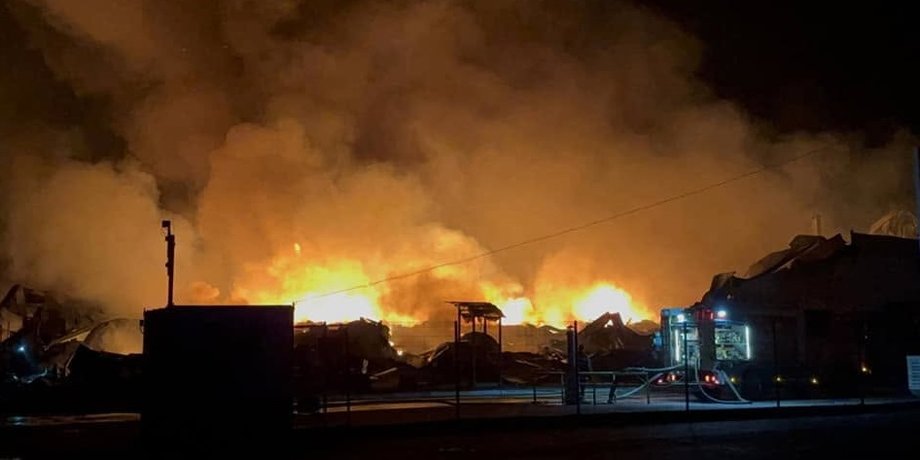 пожежа після обстрілів