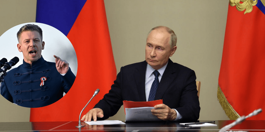 Петер Мадьяр и Владимир Путин